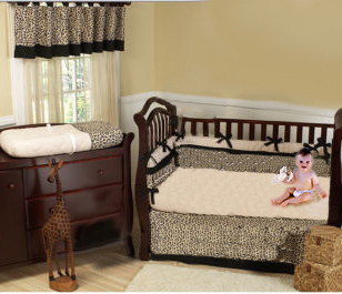 Baby Bedding  Girls on Animal Print Baby Bedding Crib Nursery Pictures Leopard Cheetah