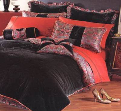 Baby Phat comforter bedding set Oriental Asian inspired bedding