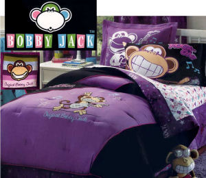 purple and black bedding bobby jack monkey bedding guitar musical notes comforter