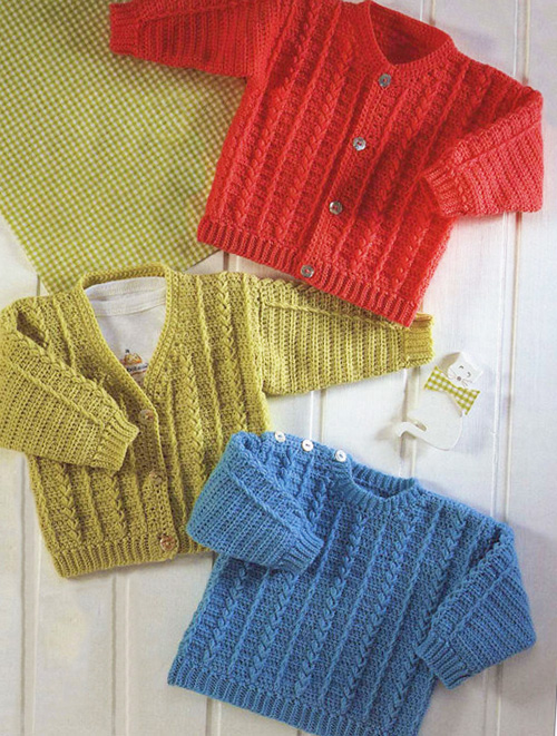Free Baby Boy Sweater Knitting Pattern