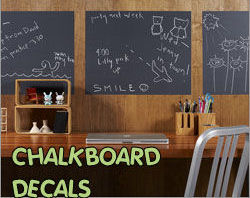 wall chalk board vinyl removable reusable decals