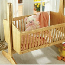 Free Baby Cradle Plans - Cradle Woodworking Designs and Blueprints