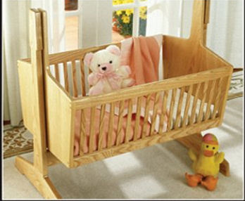 wooden baby cradle kits