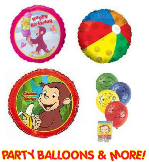 Curious George Birthday Party Supplies on Storybook Friend To The Party With Our Curious George Party Supplies
