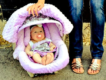 Zebra Baby  Seat on Baby Car Seat Customizing And Personalizing Ideas