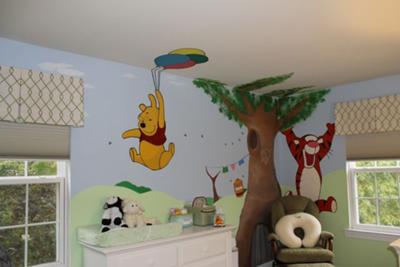 Decorating the Baby's Nursery in a Winnie the Pooh Theme