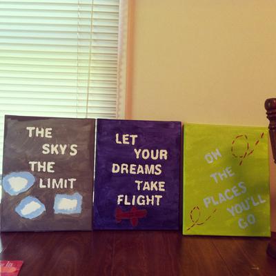 DIY Wall Art and Decorations for an Aviator Theme Nursery for a Baby Boy