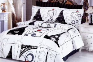 Eiffel Tower Bedding and Comforter Set