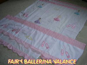 fairy ballerina valance curtain bedroom idea