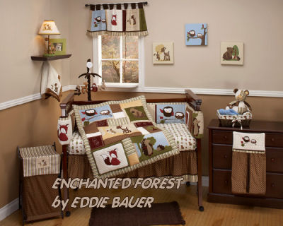  Themed Baby Room on Owl Baby Bedding Fox Crib Forest Theme Nursery Set
