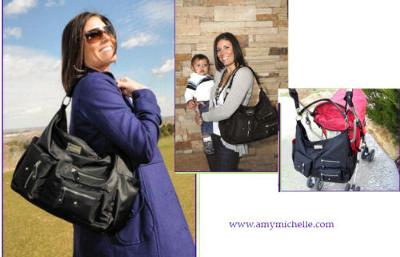 The Amy Michelle Lotus diaper bag is SO beautiful and functional!