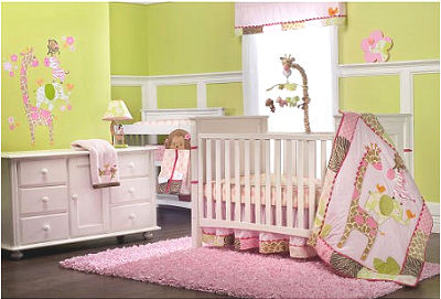 Carter Crib Sets on Baby Giraffe Baby Bedding Sets For A Boy S Crib Or Pink For A Girl S