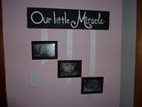 My nursery craft project made with leftover scrap wood