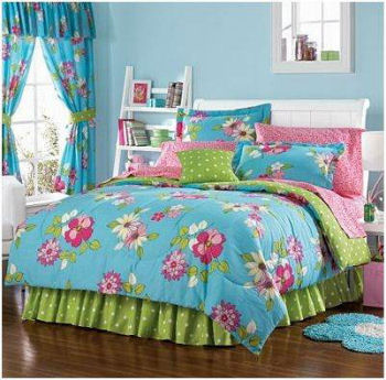 Hawaiian bedroom decor themes hibiscus bedding comforter set
