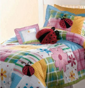 Ladybug Queen Size Bed Sets Comforters Quilts Bedroom Decorations