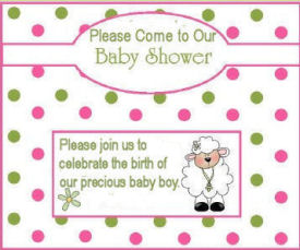 the guest of honor as decorations for her baby s lamb theme nursery