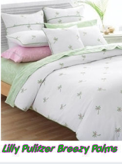 lilly pulitzer bedding breezy palm tree print comforter set