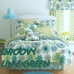 Bedspreads  Teenage Girls on Girls Lime Green Bedding And Comforter Ensembles