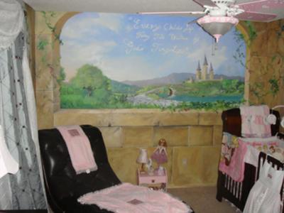 Little Princess Theme Bedroom - Blakelyn's Private Castle Nursery