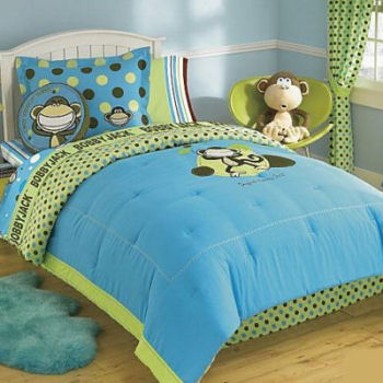 Bedspreads  Curtains on Bobby Jack Bedding Set Monkey Comforter Duvet Cover