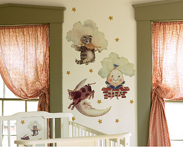 nursery rhyme wall mural nursery rhyme wall mural