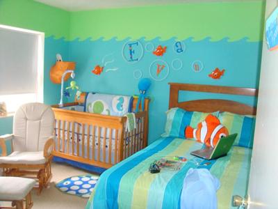 Baby Nursery Beach Theme on Wall Sconces  Wall Painting Ideas And Decor  January 2011