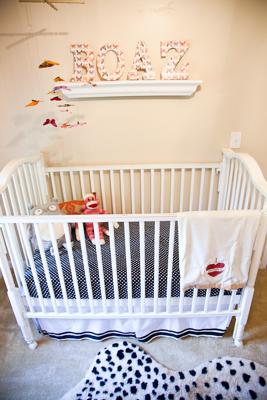 Our Baby Boy's Eclectic Nursery Decor