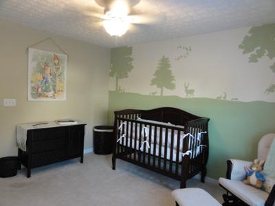  Baby Nursery Themes in Bear and Moose Themed Log Cabin Nursery Decor