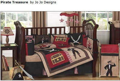 pirate nursery bedding