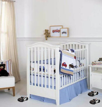 Baby Theme Rooms on Cute Police Nursery Theme Baby Bedding And Decorating Ideas