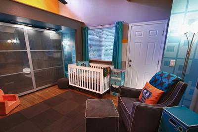 Baby  Themed Nursery on Baby Boy Jetsons Outer Space Inspired Robot Themed Geek Nursery
