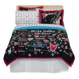 rock n roll bedding punk rock star comforter sets