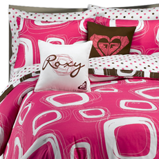 Rhianna Roxy Bedding pink and brown polka dots