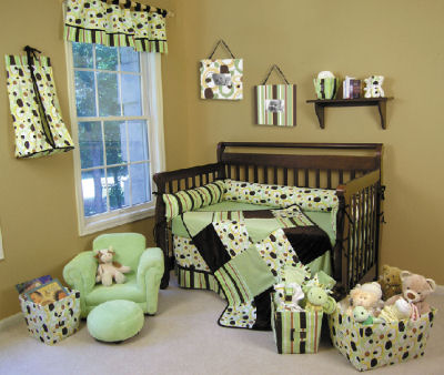 Pink  Green John Deere Bedding on Re  Green   Brown Nursery