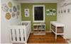 Baby Boy's Blue and Green Modern Vintage Nursery 