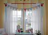 Owl and Bunting Banner Window Treatment