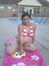 Enjoying my Pregnant Belly at the Pool