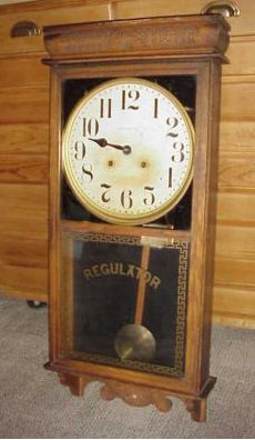 vintage ingram regulator wall clocks