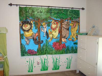Baby Room Ideas on Where The Wild Things Are Baby Nursery Theme Wall Decorations