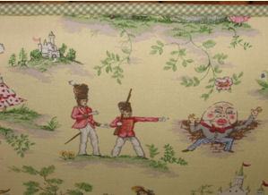 nursery rhyme toile baby crib nursery bedding set green gingham gender neutral unisex quilt custom