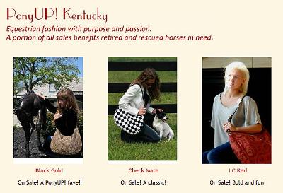 PonyUP Kentucky! has amazing purses and donates a portion of their profits to help retired and rescued horses.