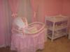 bassinet and changing table