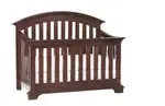 Simmons Kids Renaissance Baby Crib in Espresso Latte convertible to a toddler bed or day bed