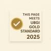 UBGI Gold Standard 2025 verified badge