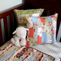 Vintage baby girl nursery in an historic home