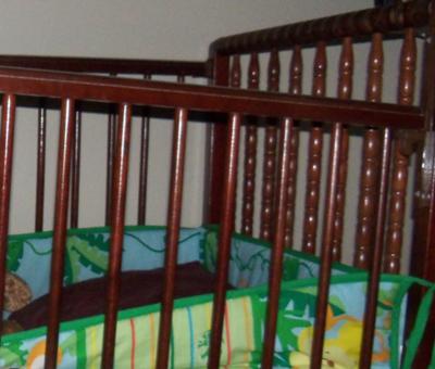 Partial Picture of the Nelson Baby Crib 