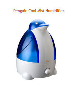 Blue and White Highly Rated Baby Penguin Nursery Humidifier
