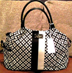 Fab black and white cream Kate Spade 