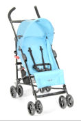 Maclaren Twin Techno Lightweight Double Twin Umbrella Baby Stroller Mandarin Orange and Gray