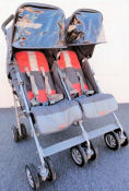 Mia Moda Facile Lightweight Umbrella Travel Baby Stroller in Aqua Blue